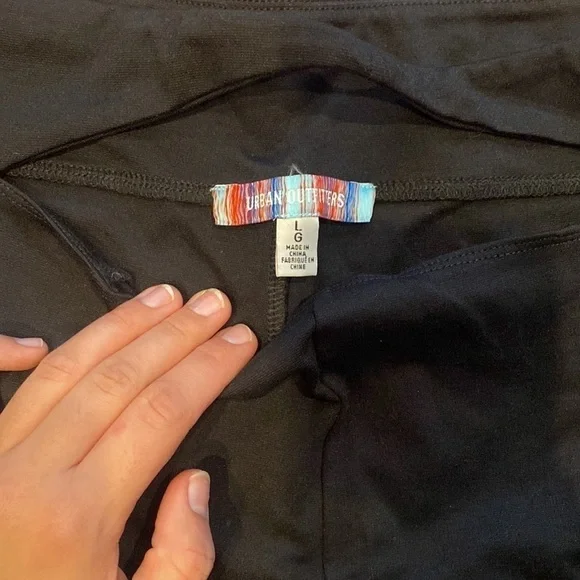 Urban outfitters black flared pants with front seam - Picture 3 of 5